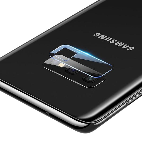 2 kpl Samsung Galaxy S10e - Näytönsuoja Kamera - Karkaistua Lasi Transparent