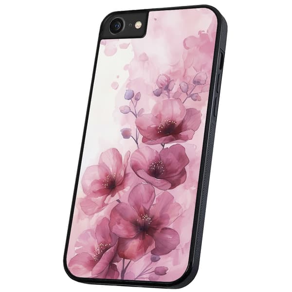 iPhone 16e/17e - Deksel/Mobildeksel Flowers