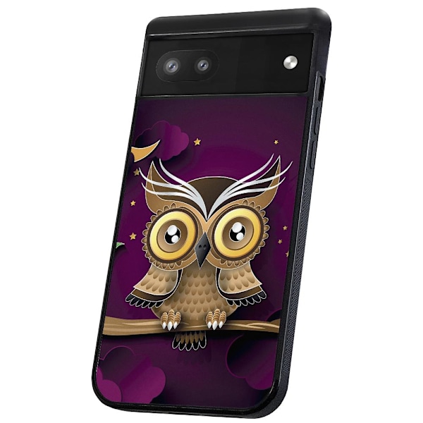 Google Pixel 6 - Deksel/Mobildeksel Lysbrun Ugle