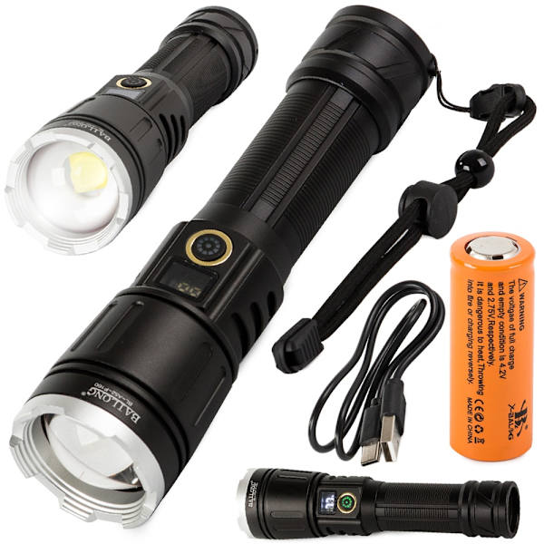 Ficklampa / Taktisk LED-lampa - XHP160