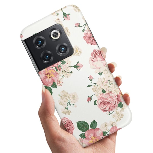 OnePlus 10T - Cover/Mobilcover Retro Blomster