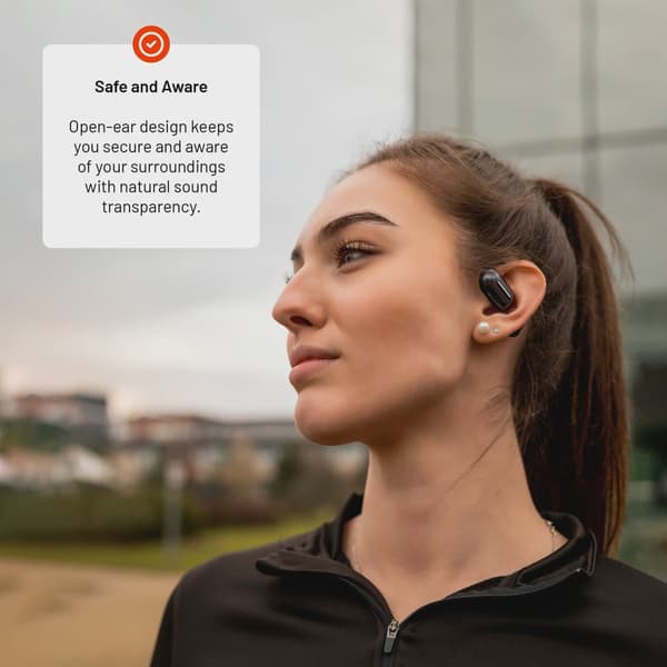 FIXED Nods trådlöst headset IPX5 BT5.3 Svart