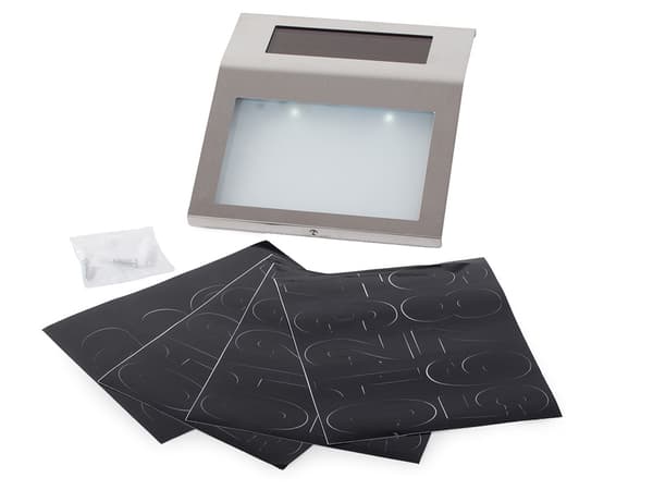 Husnummerskylt LED - Solcell