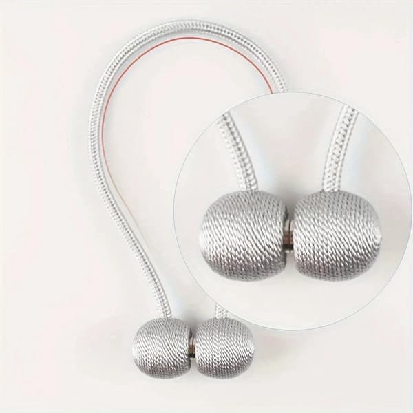 Magnetisk Gardinomtak for Gardiner Silver 8-Pack