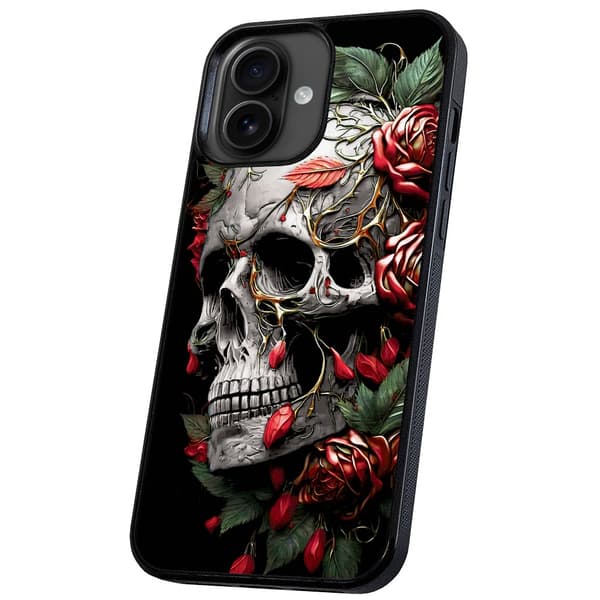 iPhone 17 - Deksel/Mobildeksel Skull Roses