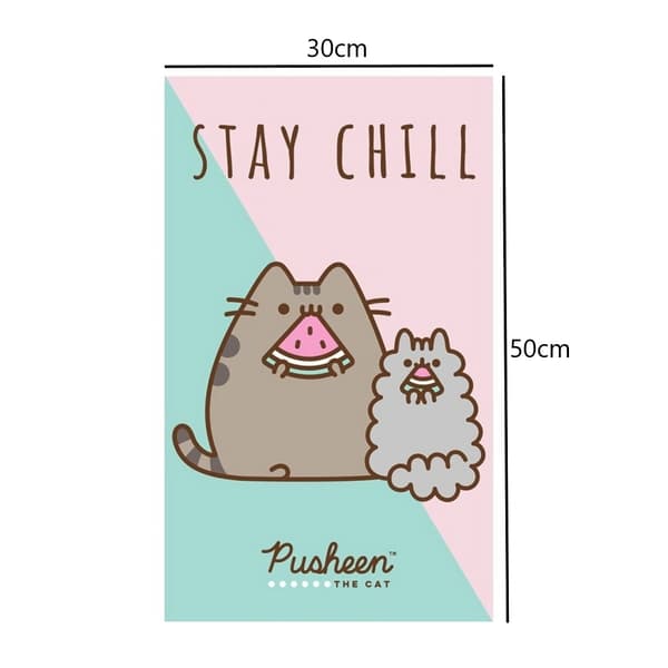 Pusheen Stay Chill -kasvopyyhe – 30x50cm