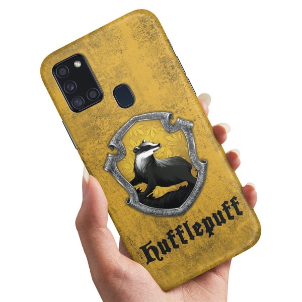 Samsung Galaxy A21s - Cover/Mobilcover Harry Potter Hufflepuff