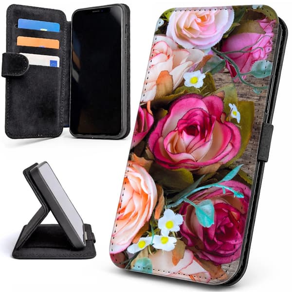 Lommebok Deksel / Mobildeksel til iPhone 17 Pro Max - Blomster