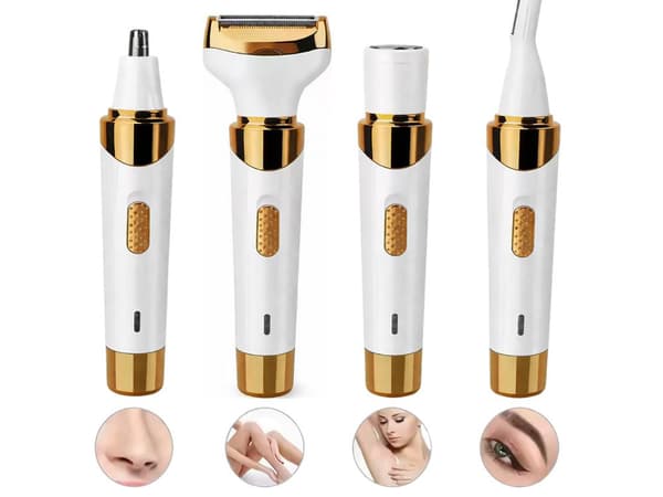 Epilator 4 i 1 kropp ben ansikte trimmer USB