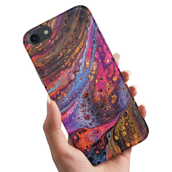 Deksel / Mobildeksel til iPhone 5 / 5S / SE - Psykedelisk
