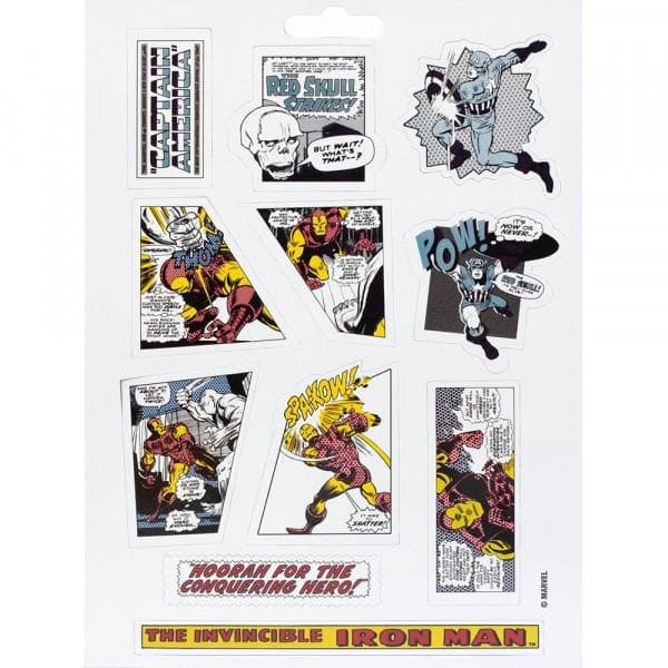 23-Pak - Marvel Kjøleskapsmagneter - Spider-man, Iron Man m.m. Multicolor