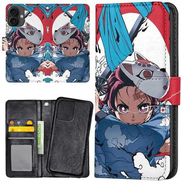 iPhone 16 Plus - Plånboksfodral/Skal Anime