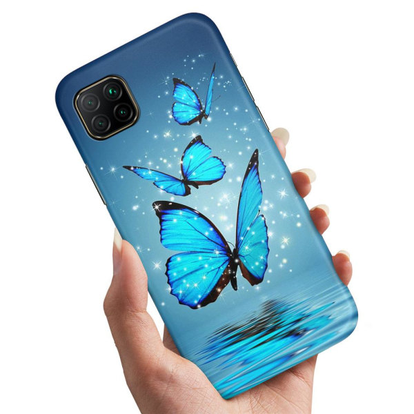 Huawei P40 Lite - Skal/Mobilskal Glittrande Fjärilar