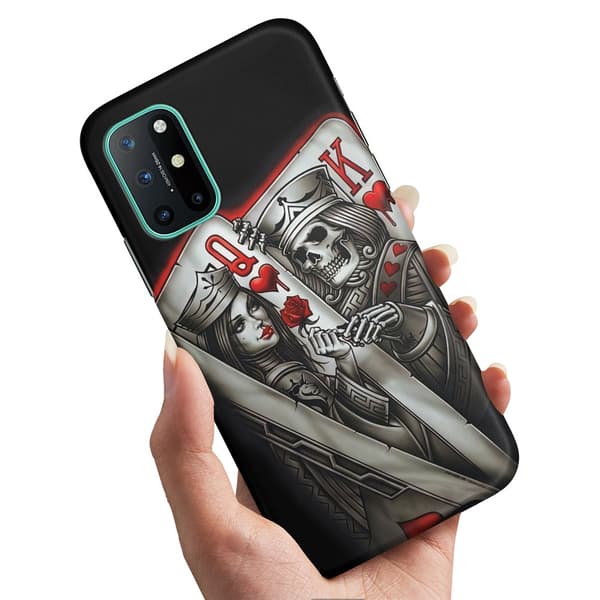 Deksel / Mobildeksel til OnePlus 8T - King Queen Kortstokk