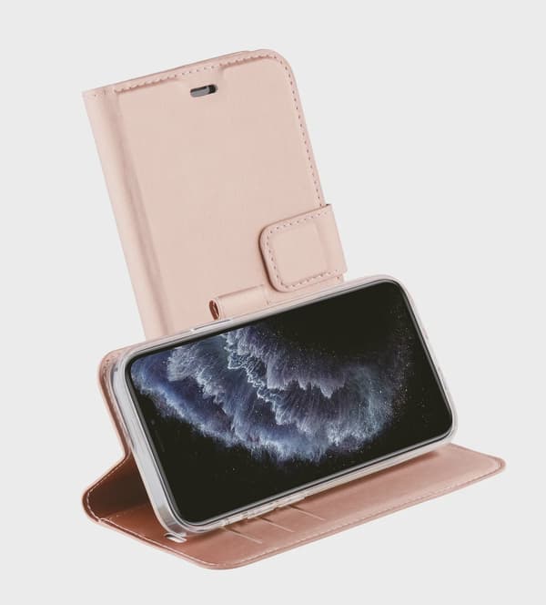 Vivanco Classic Plånboksfodral iPhone 12 mini Rosa