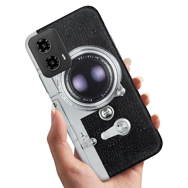 Motorola Moto G54 5G - Kuoret/Suojakuori Retro Kamera