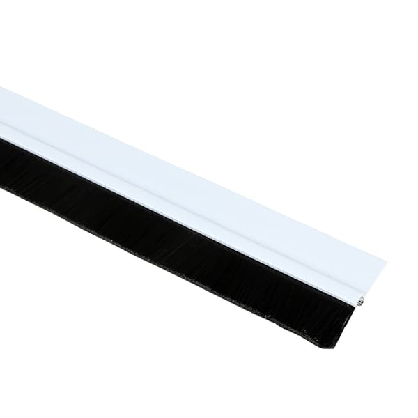 Tätningslist borste 100 cm PVC vit