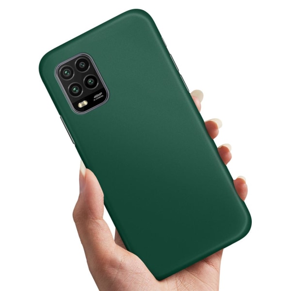 Xiaomi Mi 10 Lite - Cover / Mobilcover Mørkegrøn Dark green