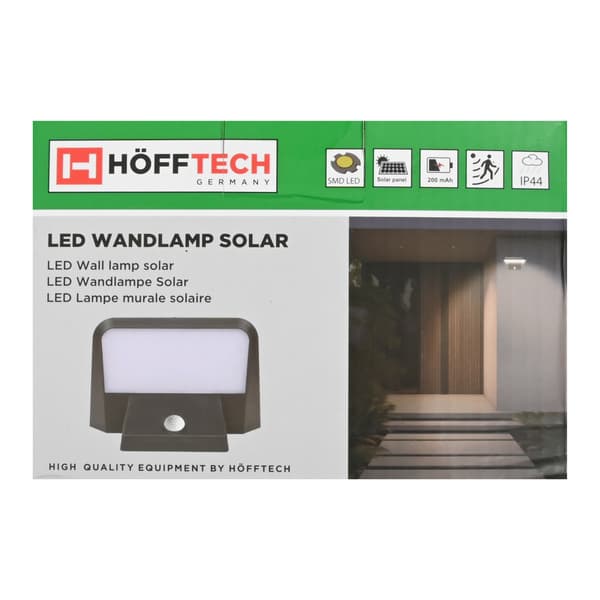 Vägglampa LED solcell