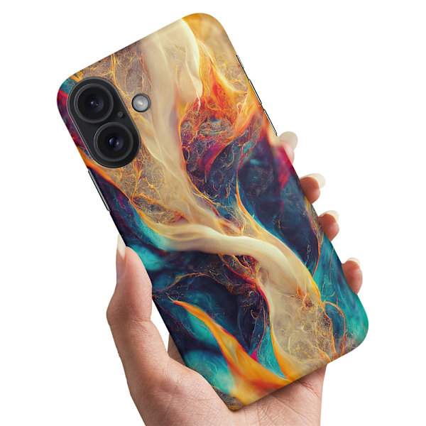 iPhone 16 Plus - Skal/Mobilskal Abstrakt Mönster