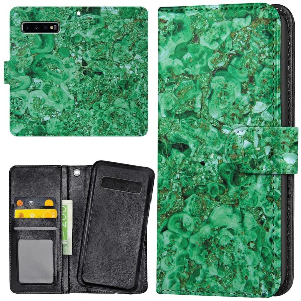 Samsung Galaxy S10 - Mobilcover/Etui Cover Marmor