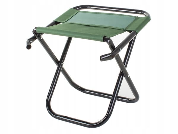 Fällstol - Campingstol med Ryggstöd Green