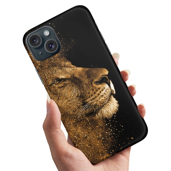 iPhone 15 Plus - Cover/Mobilcover Lion