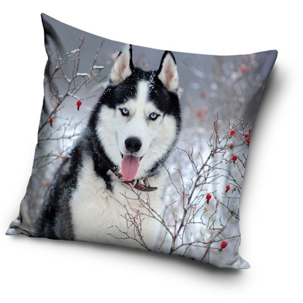 Hund dekorationskudde 40×40 cm