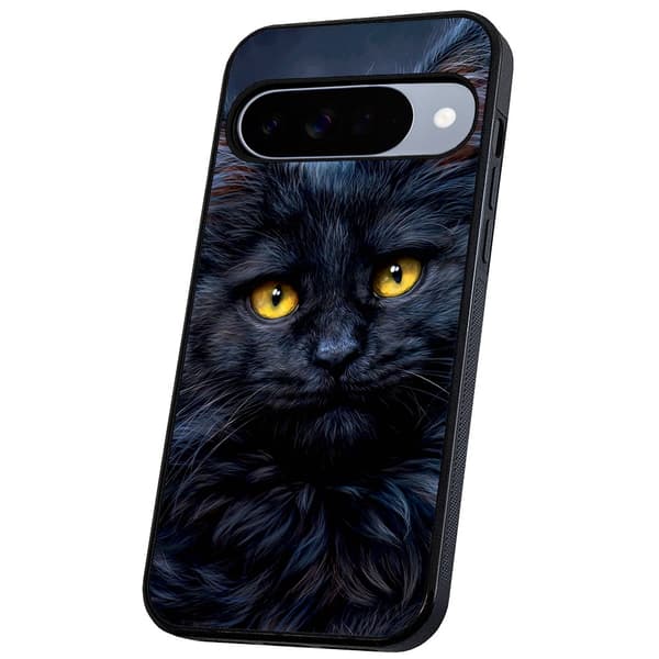 Google Pixel 10/10 Pro - Cover/Mobilcover Sort Kat