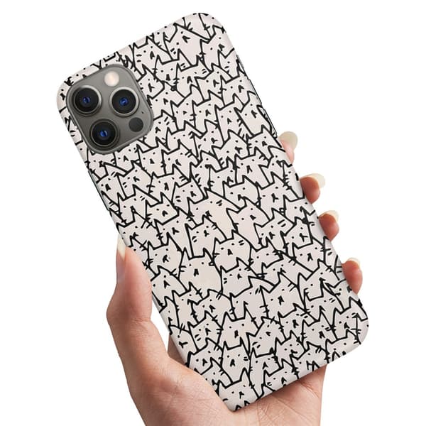 Deksel / Mobildeksel til iPhone 16 Pro - Kattgruppe