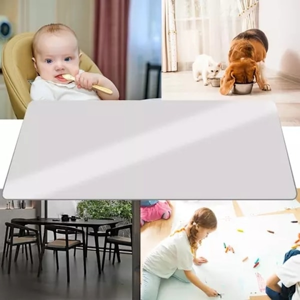 Golvskydd Matta till Stol / Stolsmatta - 90x130cm Transparent