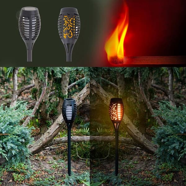 Trädgårdslampa - Solcell - 4 st