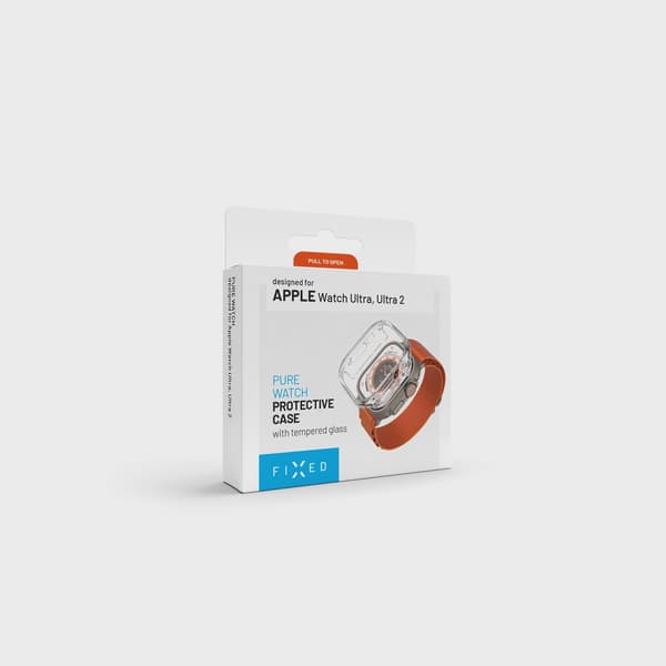 FIXED PURE Skyddsfodral och glas för Apple Watch 49 mm