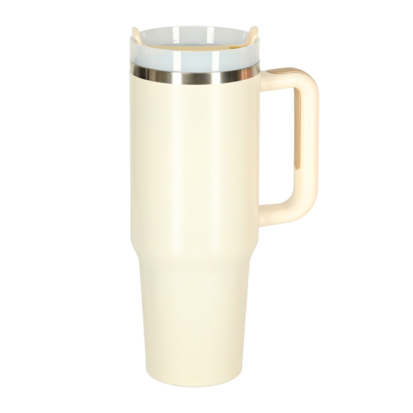 Termosmugg med Handtag - 1200 ml Beige