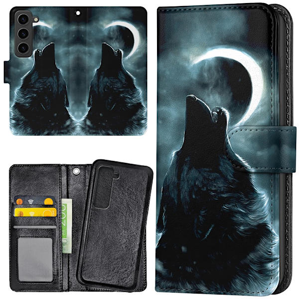Samsung Galaxy S23 Plus - Lompakkokotelo/Kuoret Wolf