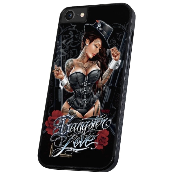 iPhone 6/7/8/SE - Cover/Mobilcover Gangster Love