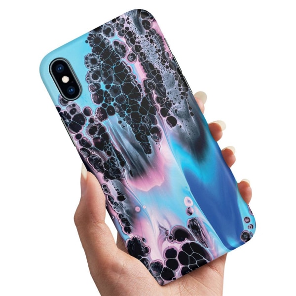 iPhone XR - Deksel/Mobildeksel Marmor Multicolor