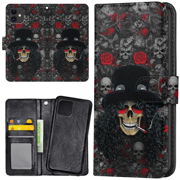 iPhone 12 Mini - Lommebok Deksel Slash Skull