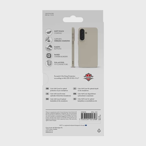 X2O Color Soft Skal Samsung Galaxy A37 5G Beige