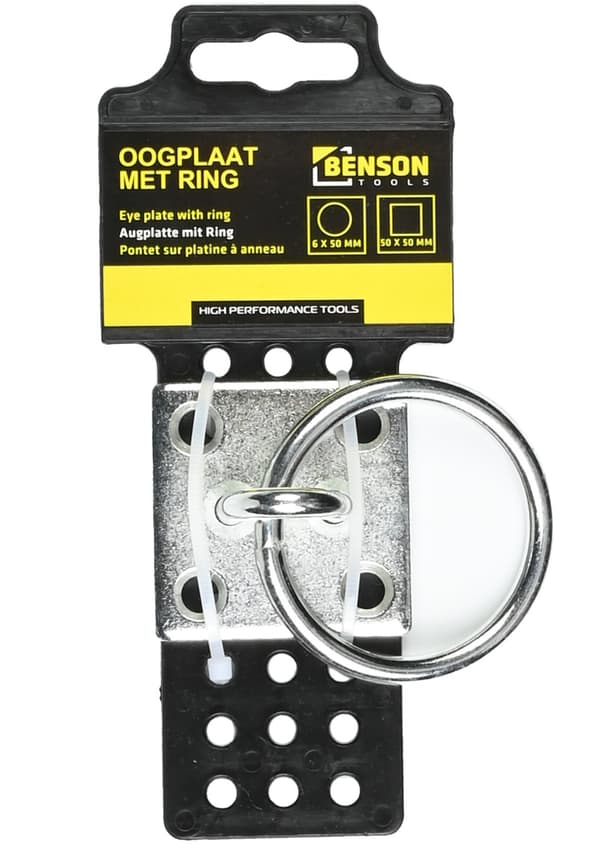 Ögleplatta med ring 6 mm