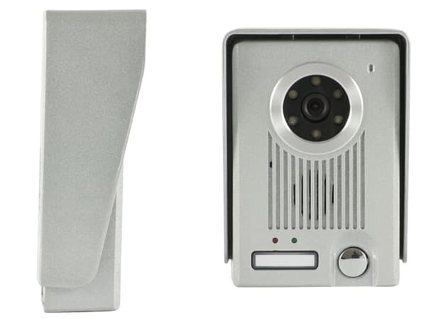 Porttelefon video kabel LCD grind Black