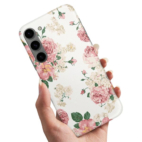 Samsung Galaxy S23 - Deksel/Mobildeksel Retro Blomster
