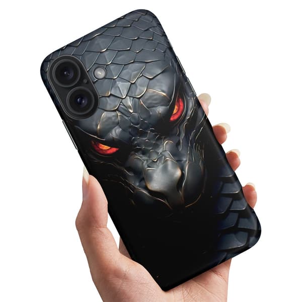 Cover / Mobilcover til iPhone 16 Plus - Snake