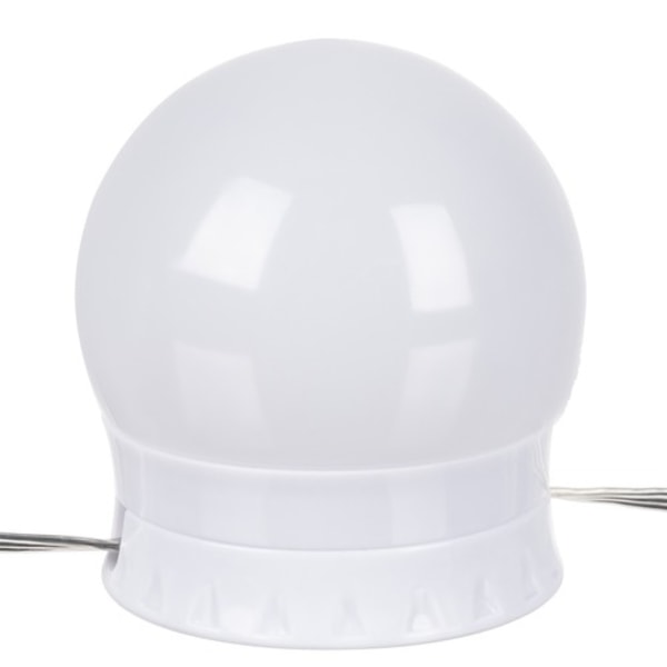 LED-lampor till Sminkspegel Sminkbord - Fäst runt spegel - Smink Vit