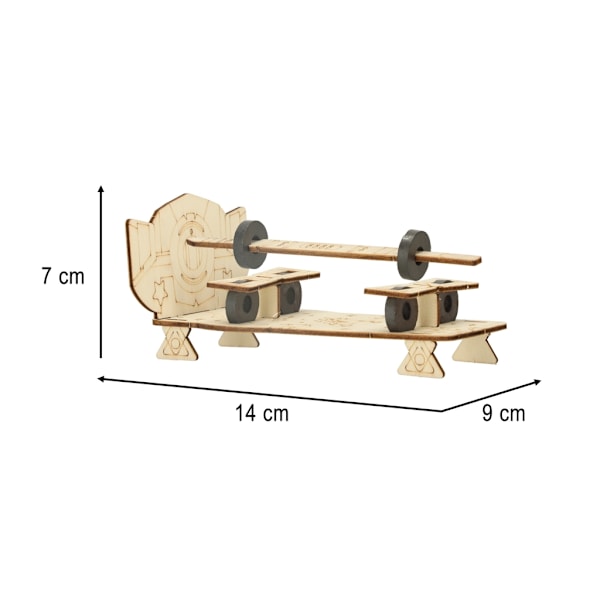 DIY vetenskapligt experimentkit magnetic 4-i-1