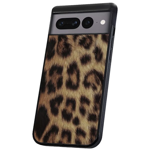 Google Pixel 7A - Cover/Mobilcover Leopard