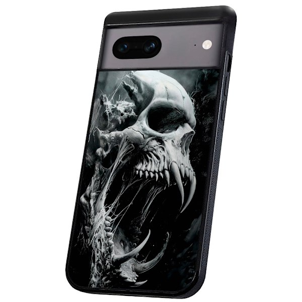 Google Pixel 7 - Skal/Mobilskal Skull