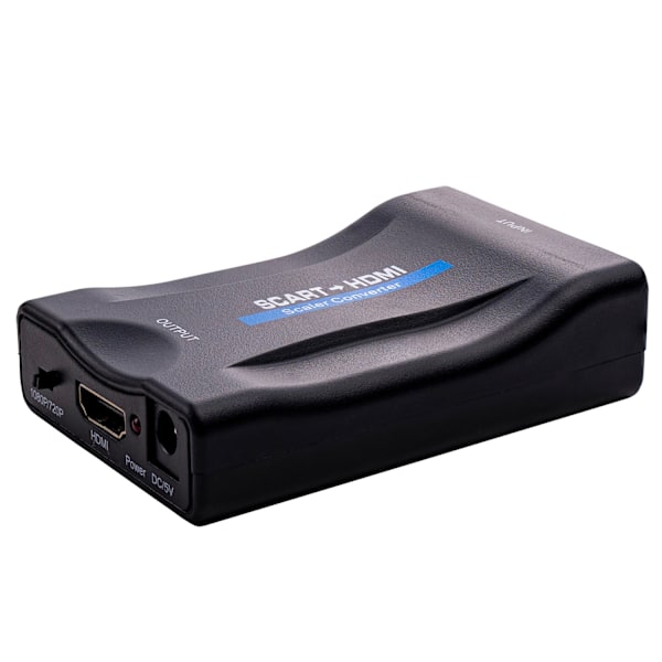 SCART till HDMI Omvandlare 1080p - Adapter Svart
