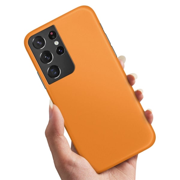 Samsung Galaxy S21 Ultra - Skal/Mobilskal Orange Orange