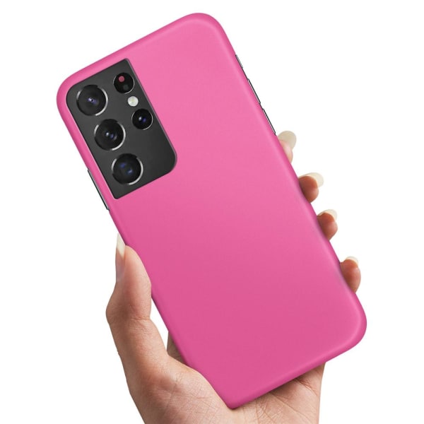 Samsung Galaxy S21 Ultra - Kuoret/Suojakuori Vaaleanpunainen Pink